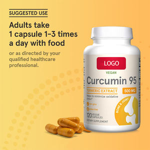 Capsules de Curcuma et Curcumine OEM ODM pour le Soutien Articulaire, la Stimulation Cérébrale, la Santé Cardiaque et Immunitaire – Non Destiné aux Femmes Enceintes – Forme <span class=keywords><strong>en</strong></span> Poudre - Product Image 4