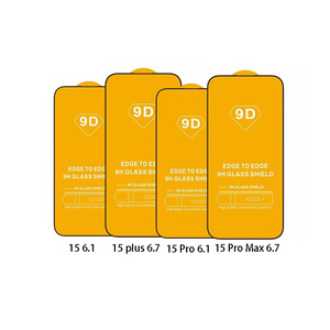 Venta al por mayor de fábrica para cubierta completa pegamento completo 21D 6D 9D 10D Protector de pantalla de vidrio templado para <span class=keywords><strong>iPhone</strong></span> 15 Max 13 12 Pro 11 <span class=keywords><strong>XR</strong></span> - Product Image 2