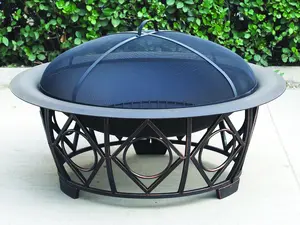 Wholesale Top Selling Garden Campingfire Pit Outdoor Wood Burning Fire Pit With Bbq Grill