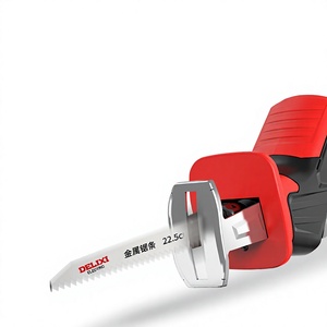 Scie alternative sans balais à batterie lithium Delixi, petite scie portative d'extérieur, scie électrique rechargeable pour la coupe du bois domestique - Product Image 4