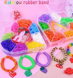 ชุดทำเครื่องประดับสร้อยข้อมือ DIY สร้างสรรค์สำหรับเด็ก ชุดงานฝีมือเพื่อการศึกษา ใช้ยางยืด ของเล่นเสริมพัฒนาการสำหรับเด็ก - Product Image 3