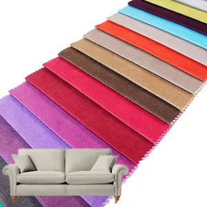 Tissu d'ameublement pour meubles en gros 100% polyester Holland Velvet Sofa Fabric Burnout Velvet Fabric Knit