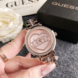<span class=keywords><strong>Reloj</strong></span> de Mujer <span class=keywords><strong>Guess</strong></span> Tuhao con <span class=keywords><strong>Diamantes</strong></span> Dorados, Estilo Sencillo y Sofisticado, para Estudiantes, Aleación, 38mm, Movimiento de Cuarzo, Estilo Casual, con Agujas - Product Image 2