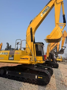 <span class=keywords><strong>Mini</strong></span>-excavatrice <span class=keywords><strong>d</strong></span>'<span class=keywords><strong>occasion</strong></span> Komatsu PC200 certifiée CE ISO de 20 tonnes, composant moteur principal, capacité de la benne de 0,8 m, assurance qualité - Product Image 3