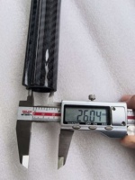Tube en fibre de carbone en gros pour la pêche sous-marine et la plongée, fourche à calamar et fourche à poisson à barillet droit