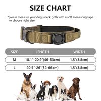 Collier GPS 4G pour chien avec support de tracker, housse en plastique réglable, anti-perte pour Airtag, tactique, étanche IP67