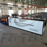 Usine de fabrication automatique de bitume avec moteur et pompe, capacité de 10 à 15 T/H, système de chauffage double pour usine d'asphalte