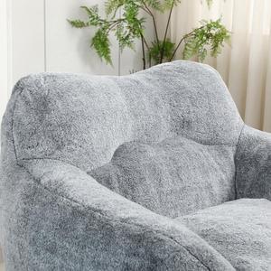 Canapé géant en forme de pouf, confortable, rempli de mousse, fauteuil relaxant, pouf pour enfants et adultes, canapé en mousse - Product Image 4