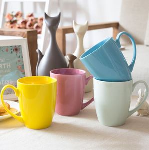 Taza de Cerámica Colorida con Logotipo Personalizado Promocional, Taza de Café Creativa de Color Sólido - Product Image 2