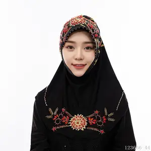 이슬람 여자 Hijab 아이 Hijab 이슬람 패션 스카프 Shawls 아름다운 레이스 다이아몬드 도매
