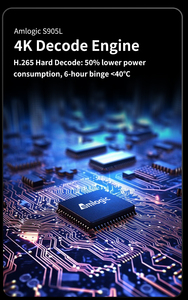 TV Box Android OEM 4K HDR10 Amlogic S905 WiFi de Doble Banda BT Control Remoto por Voz 2+8GB Memoria Hardware de Molde Privado Decodificador para YouTube - Product Image 3