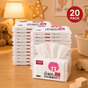 Fazzoletti da Borsa Oupai all'Ingrosso, 10 Sacchetti, 3 Veli, in Pura Fibra di Legno, Idratanti, Senza Profumo, Morbidi, per Alleviare il Naso Arrossato e la Cura della Pelle Delicata - Product Image 5
