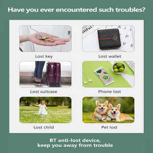 Mini GPS inalámbrico Recordatorio de alarma antipérdida compacto Rastreador de etiquetas inteligente portátil - Product Image 3