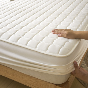 Protector de colchón <span class=keywords><strong>Simmons</strong></span> antideslizante grueso a prueba de polvo todo incluido funda de cama acolchada impermeable hogar cuatro soja hecha sólida - Product Image 3