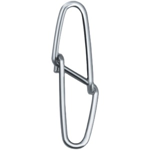 FISHERBON Fisherman's Bund Stainless Steel Cross Lock <b>Snap</b> Double Clasp Fishing Tackle Swivel <b>Snap</b> <b>Hook</b> Connector Buckle - Product Image 4