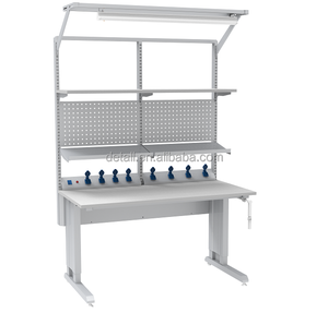 Detall banco <span class=keywords><strong>da</strong></span> <span class=keywords><strong>lavoro</strong></span> tecnico elettronico sicuro con <span class=keywords><strong>piani</strong></span> piano piano piano di <span class=keywords><strong>lavoro</strong></span> facile <span class=keywords><strong>in</strong></span> acciaio - Product Image 4