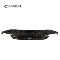Plaque de couverture de coffre en fibre de carbone à motif forgé pour Lexus RC200T 350 F SPORT Plaque de couverture de plaque d'immatriculation en fibre de carbone