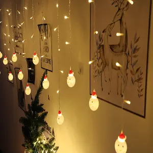 220v Indoor decoration christmas icicle lights For Party Wedding Room Home Decoration 4M*0.6M Fairy Outdoor curtain string light
