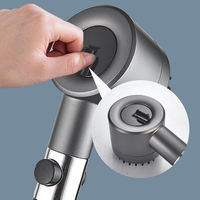 Pommeau de douche à main haute pression 3 fonctions avec filtre intégré et jet massant