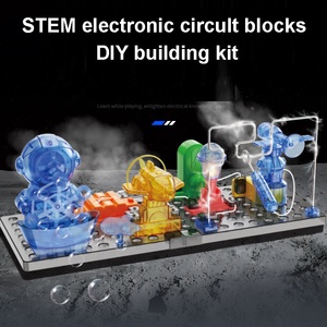 Kit de construction de circuits STEM <span class=keywords><strong>3</strong></span> en 1 pour enfants, expériences scientifiques DIY, projets de circuits électroniques, jouet éducatif de construction - Product Image 2