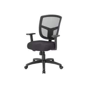 Chaise de bureau ergonomique à dossier haut pivotant et moderne en maille conçue sur mesure pour le personnel Chaises de travail Mobilier de bureau