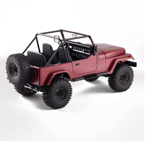 New FMS 1/10 Mashigan RC Car Rock Crawler RS Red 4WD Climbing Scale Retro Vehicle for Adult Christmas Gift Adventurer <b>Toys</b> 1:10 - Product Image 5