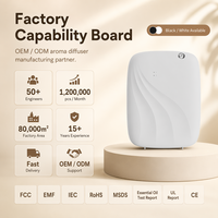 Diffuseur d'arômes sans eau 400 ml, couverture 500-1000 m³, machine à parfum avec contrôle Bluetooth 4G, fixation murale pour hall