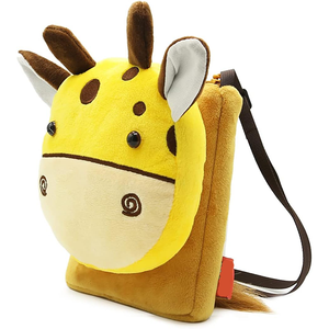 Zaino a Forma di Giraffa per Bambini, Borsa a Tracolla per Asilo e Scuola, Zaino in Peluche Cartoon per Ragazze e Ragazzi - Product Image 4