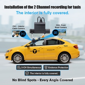 Cámara <span class=keywords><strong>de</strong></span> Coche 4G Dual Delantera e Interior 1080P <span class=keywords><strong>con</strong></span> WiFi, GPS, Transmisión <span class=keywords><strong>de</strong></span> Video en Vivo Remota, Grabadora para Flotas <span class=keywords><strong>de</strong></span> Taxis - Product Image 4