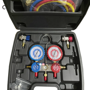 शीतवर्ल्ड कई गेज सेट R410 पीतल के प्रशीतित एचवीएसी दबाव गेज - Product Image 1