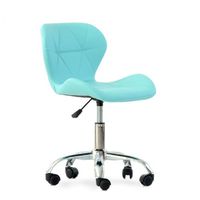 Zeitgenössische Moderne Drehbare Barhocker Verstellbare Armlose Luftdruck-Küchen-Thekenhocker für Zuhause und Büro aus Synthetischem PU-Leder