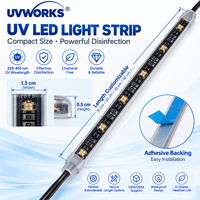Bande LED UV étanche encapsulée pour la circulation de l'eau potable, idéale pour les dispositifs d'assainissement de l'eau potable