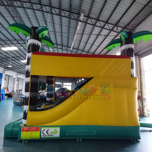 Outdoor kids jumper bounce house chateau gonflable jurassic world inflatable bouncy castle with slide - Product Image 4