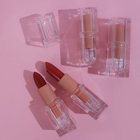 Cosmétiques, maquillage, rouge à lèvres crémeux, mat, imperméable, longue tenue, nude, vegan, marque privée, rouge à lèvres velours