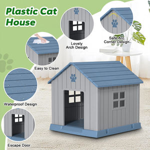 Casa de perro de plástico de gran tamaño desmontable para uso doméstico en exteriores/interiores Casas de perro de PP - Product Image 4