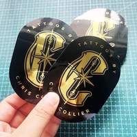 Emballage de mode personnalisé, impression d'étiquettes en feuille d'or à chaud, impression d'étiquettes autocollantes en vinyle doré avec logo