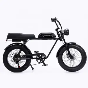 Vélo électrique à gros pneus UE batterie au lithium 20 pouces 80 km 750 watts vélo électrique tout-terrain urbain - Product Image 4