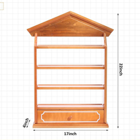 LOMATO Vintage Spice Village, support rond en bois écologique pour montage mural, étagère de rangement de cuisine pour 24 bocaux