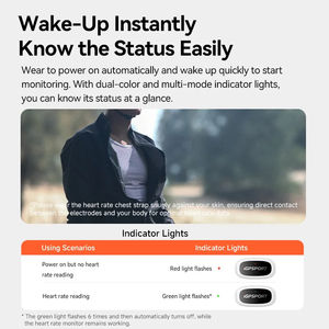 Sensor de Ritmo Cardíaco IGPSPORT HR50, Monitor de Ciclismo Inalámbrico, Sensor de Salud y Fitness para Bicicleta, BLE ANT+, Resistente al Agua IPX7, 1 Año de Garantía - Product Image 3
