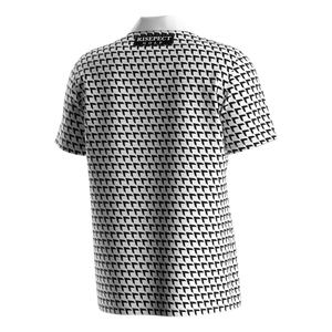 เสื้อยืดกีฬาซับลิเมชั่นสำหรับผู้ชาย แขนสั้น ทรงเข้ารูป ผ้าโพลีเอสเตอร์ มีกระเป๋าเสื้อ - Product Image 4