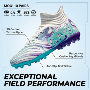 Zapatos de Fútbol Profesionales al por Mayor, Tacos Transpirables de Caña Alta a Precios Económicos para Exportación Global y Servicio de Entrega - Product Image 4