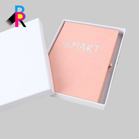 Vente en gros Ensemble cadeau de cahiers de luxe Couverture en cuir de haute qualité avec logo personnalisé Impression de journal