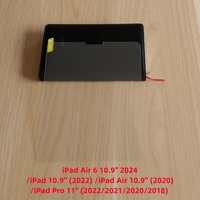 Nuglas kaca tablet tempered HD, pelindung layar tahan guncangan untuk iPad Pro 11 2022 Air6 10.9 2024