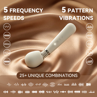 Mini vibromasseur G-Spot pour femmes, silicone premium, double stimulateur avec 5 vitesses et 5 modes, jouet sexuel féminin, fabricant OEM ODM