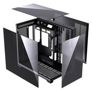 LOVINGCOOL, funda de <span class=keywords><strong>Pc</strong></span> para juegos de alta calidad, Torre completa ATX MATX Mini ITX, funda de ordenador de vidrio templado de vista completa, chasis de alimentación de <span class=keywords><strong>PC</strong></span> Atx - Product Image 6