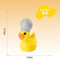 Modèle de feu de signalisation en forme de petit canard jaune imprimé en 3D, jouet, décoration artisanale, ornement de bureau