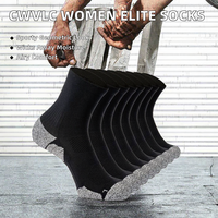 Chaussettes de sport pour femmes Elite Quarter avec logo personnalisé, chaussettes de sport respirantes tricotées à la cheville, ODM