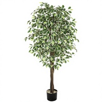 Plantes artificielles de ficus décoratives de 1,80 m, plantes artificielles de banian variées, bonsaïs pour événements, mariages, arrangements floraux
