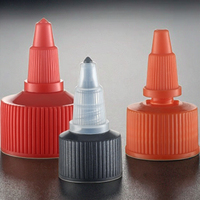 20mm 24mm 28mm Rond En Plastique Vis Flip Top Spout Cap pour Non-Spill Buse Bouteille PP Matériel pour Emballage Chimique