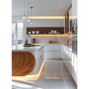 Armoires de <span class=keywords><strong>cuisine</strong></span> élévatrices électriques en acier inoxydable avec <span class=keywords><strong>porte</strong></span> en verre ouverte sur le côté noir de l'armoire de rangement de qualité supérieure - Product Image 5